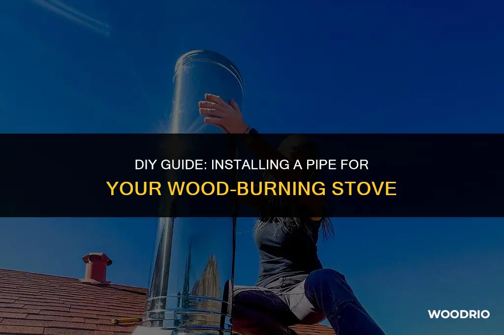 how to install pipe for wood burning stove