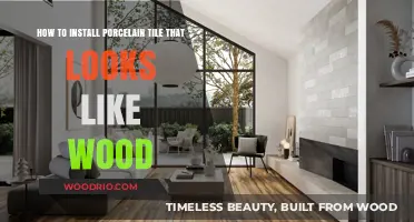 Transform Your Space: Installing Wood-Look Porcelain Tiles