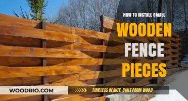 DIY Guide: Installing Small Wooden Fence Pieces for a Cozy Yard