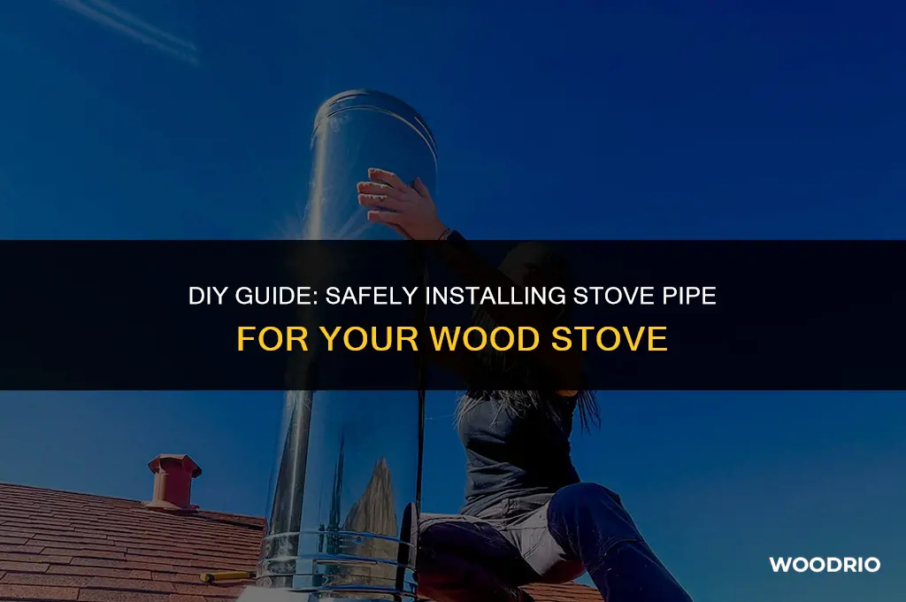 how to install stove pipe for wood stove