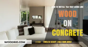 Transform Your Space: Installing Wood-Look Tile on Concrete