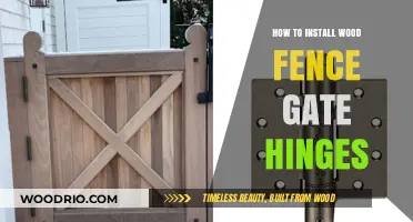 Mastering the Art of Installing Wood Fence Gate Hinges