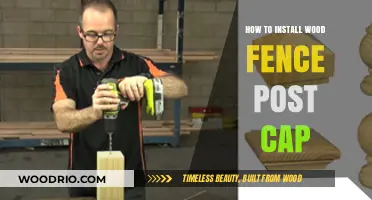 Enhance Your Wood Fence: A Guide to Installing Post Caps