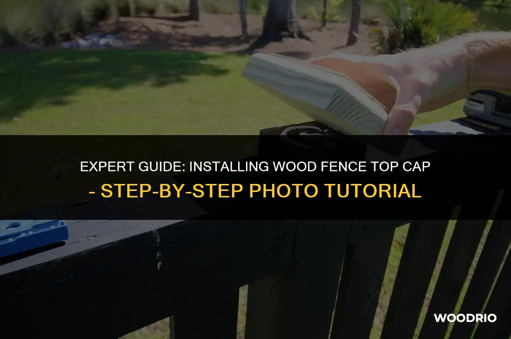 how to install wood fence top cap photo