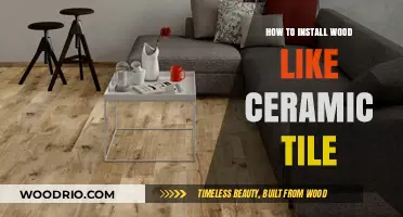 Transform Your Space: Installing Wood-Look Ceramic Tiles Made Easy