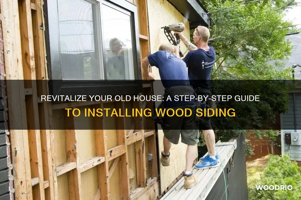 how to install wood siding on old house