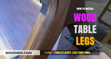 Easy DIY Guide: Installing Wood Table Legs Step-by-Step