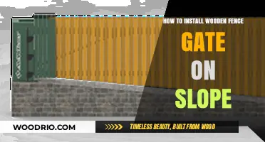 Mastering the Art of Installing a Wooden Fence Gate on a Slope