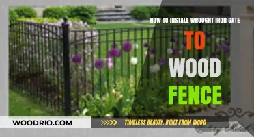 Enhance Your Wood Fence with a Wrought Iron Gate: A Step-by-Step Guide