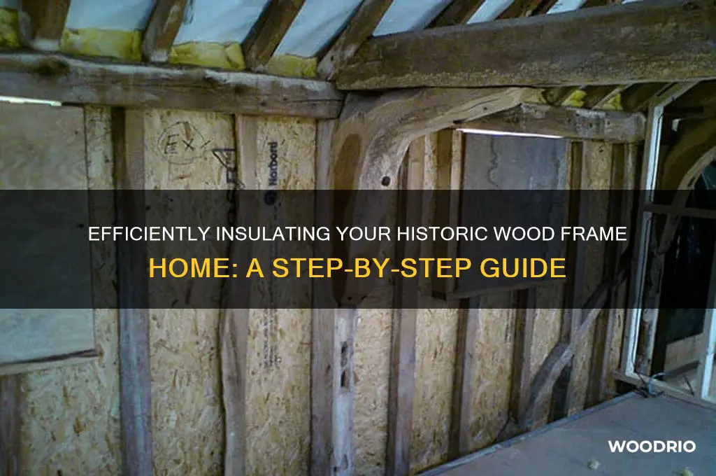 how to insulate an old wood frame house