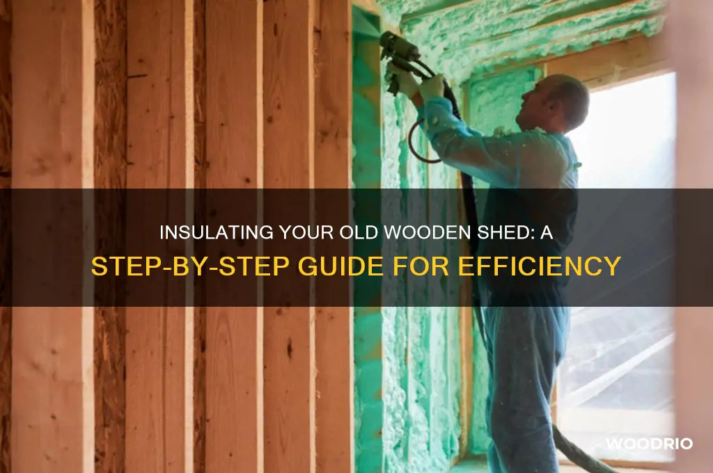 how to insulate an old wooden shed