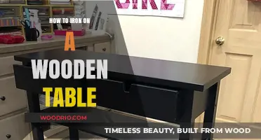 Ironing on Wood: Tips for Smooth Results on Wooden Tables