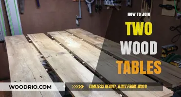 Mastering Woodworking: Easy Steps to Join Two Wood Tables Seamlessly