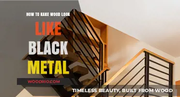 Transforming Wood: Techniques to Achieve a Black Metal Look