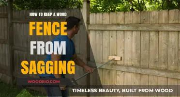 Maintaining Your Wood Fence: Tips to Prevent Sagging