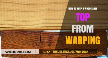 Prevent Wood Table Warping: Essential Tips for Long-Lasting Flat Surfaces
