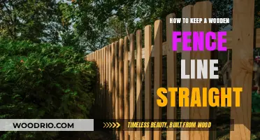 Maintaining a Straight Wooden Fence Line: Tips and Tricks