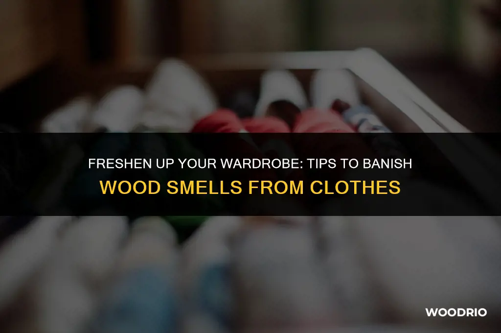 how to keep clothes from smelling like wood from drawer