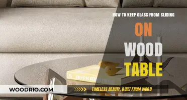 Prevent Glass Sliding: Easy Tips for Wood Table Stability