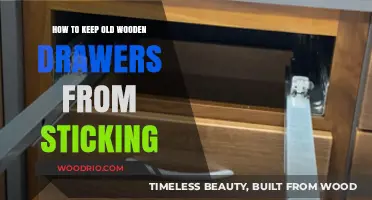 Smooth Sliding Solutions: Fixing Sticking Wooden Drawers with Ease