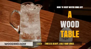 Prevent Water Rings: Easy Tips to Protect Your Wood Table