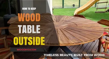 Protecting Your Outdoor Wood Table: Essential Tips for Longevity and Care
