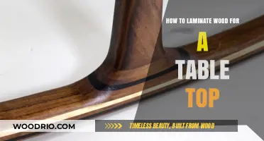 DIY Laminating Wood for a Durable and Stunning Table Top
