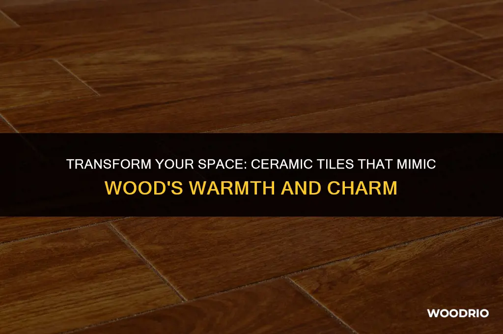 how to lay ceramic tile that looks like wood