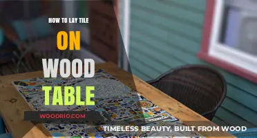 Transform Your Wood Table: A Step-by-Step Guide to Tiling