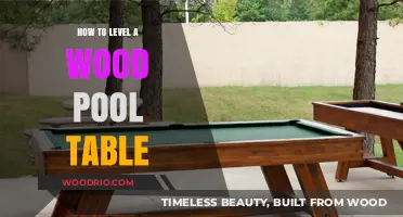 Mastering the Art of Leveling Your Wood Pool Table: A Step-by-Step Guide