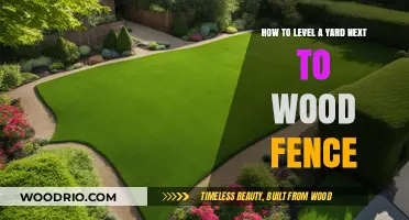 Transform Your Yard: A Guide to Leveling Next to a Wood Fence