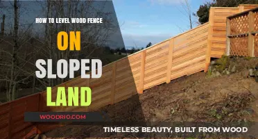 Mastering the Art of Leveling a Wood Fence on Sloped Terrain