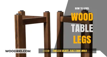 Mastering Wood Table Leg Leveling: A Step-by-Step DIY Guide