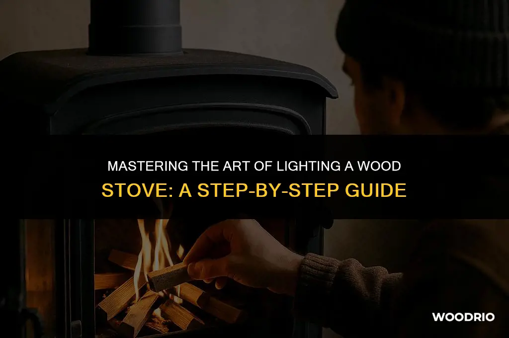 how to light a wood stove