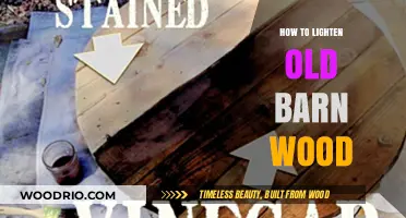 Revive Rustic Charm: Lightening Old Barn Wood for a Fresh Look
