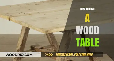 Mastering the Art of Liming: Transform Your Wood Table with Ease