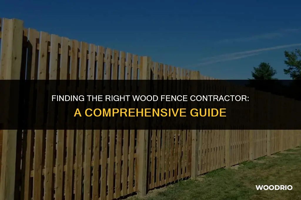 how to locate a reputable wood fence contractor