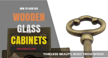 Securing Vintage Wooden Glass Cabinets: A Step-by-Step Locking Guide
