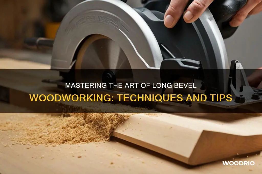 how to long bevel wood