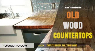 Preserving Timeless Beauty: Essential Tips for Maintaining Old Wood Countertops