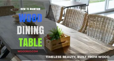Essential Tips for Preserving Your Wood Dining Table's Beauty and Durability