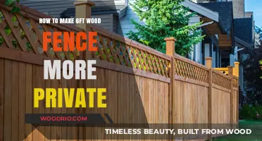 Enhancing Privacy: Creative Solutions for Your 6ft Wood Fence