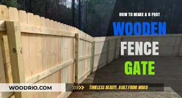 Crafting a Sturdy 6-Foot Wooden Fence Gate: A Step-by-Step Guide