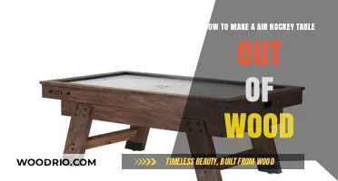 DIY Air Hockey Table: Crafting a Wooden Gaming Masterpiece