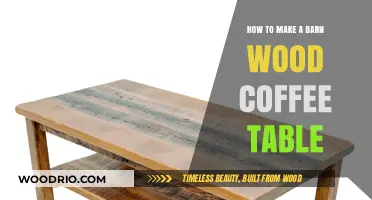 Crafting a Rustic Barn Wood Coffee Table: DIY Guide