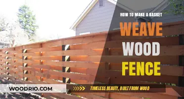 Crafting a Beautiful Basket Weave Wood Fence: A Step-by-Step Guide