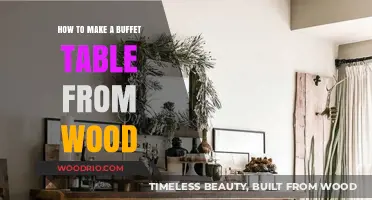 Crafting a Stunning Wooden Buffet Table: DIY Guide