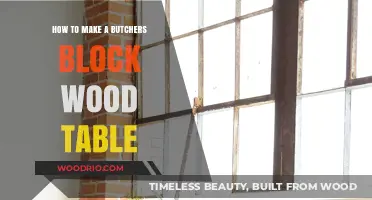 Crafting a Stunning Butcher Block Wood Table: DIY Guide