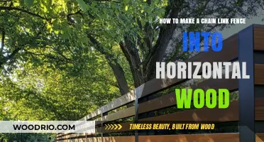 Transforming Chain Link: A Guide to Horizontal Wood Fencing