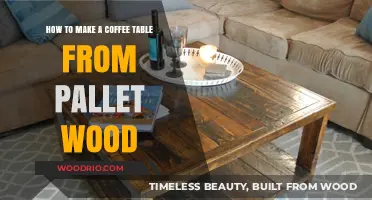 Crafting a Rustic Pallet Wood Coffee Table: DIY Guide